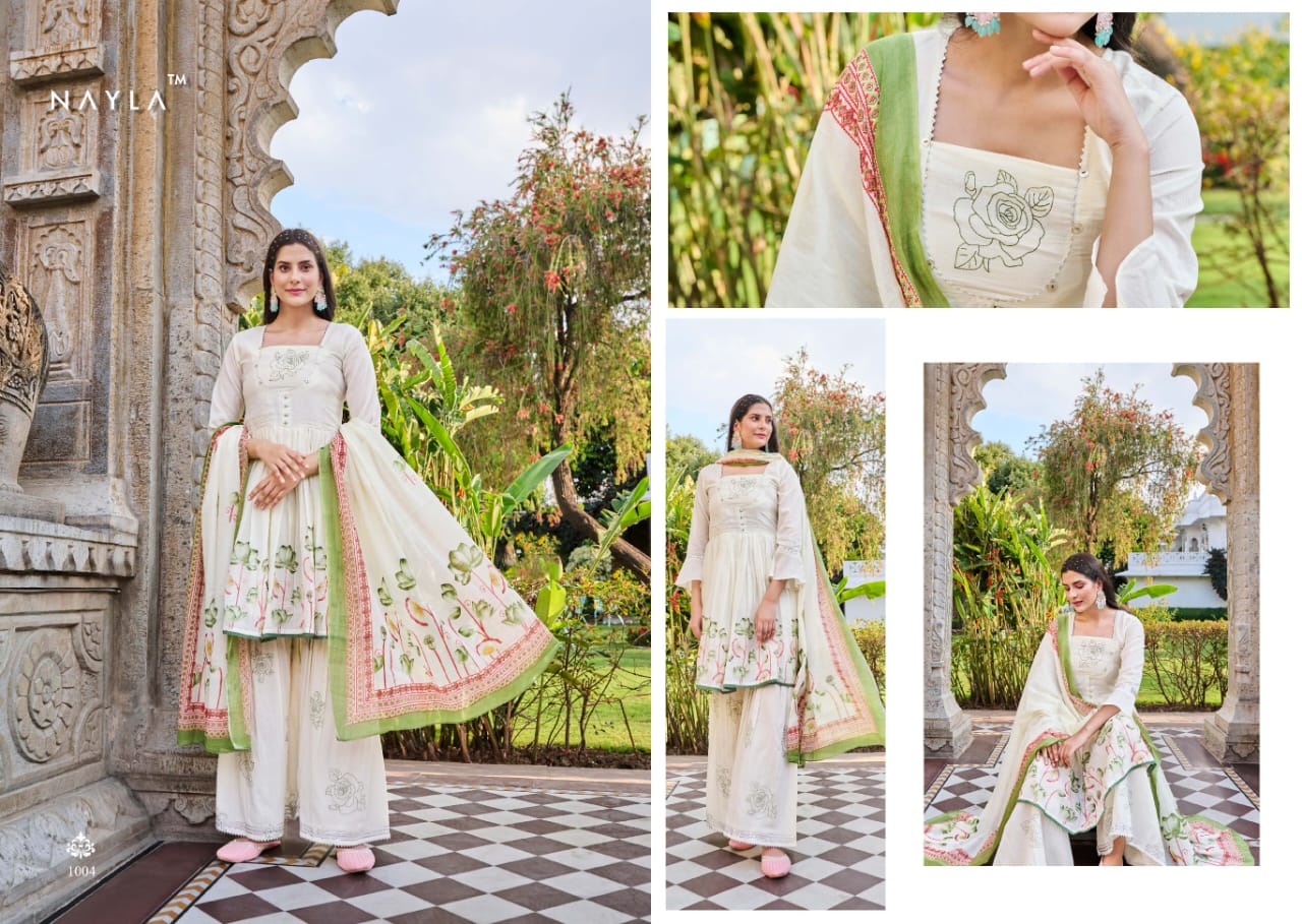 Noor By Nayla 1001-1006 ReadyMade Sharara Suits Catalog